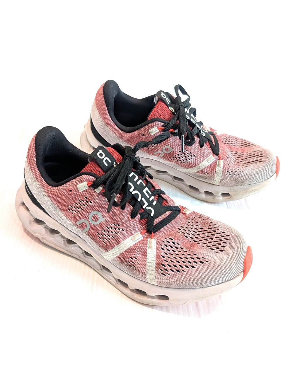 ON CLOUD Cloudsurfer Running Womens Running Athletic Shoes - Auburn/Frost Size 8